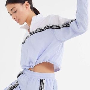 Adidas Cropped Zip Windbreaker/sweater
